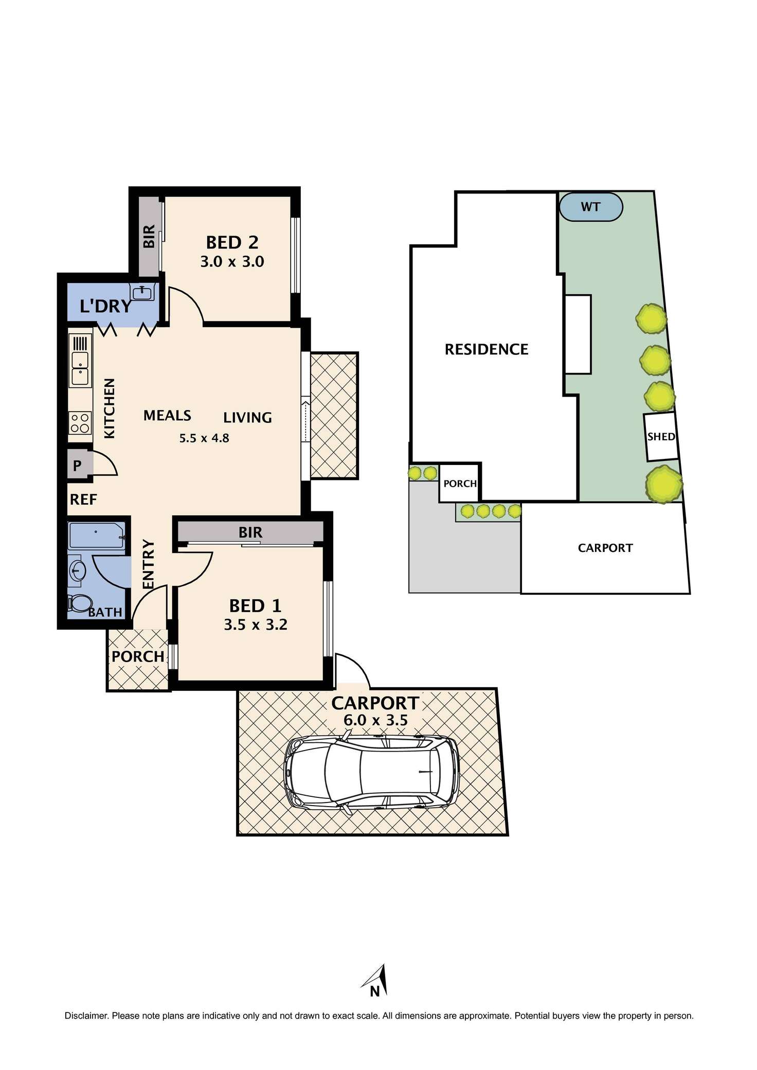 Floorplan of Homely unit listing, 4/44 Boldrewood Parade, Reservoir VIC 3073