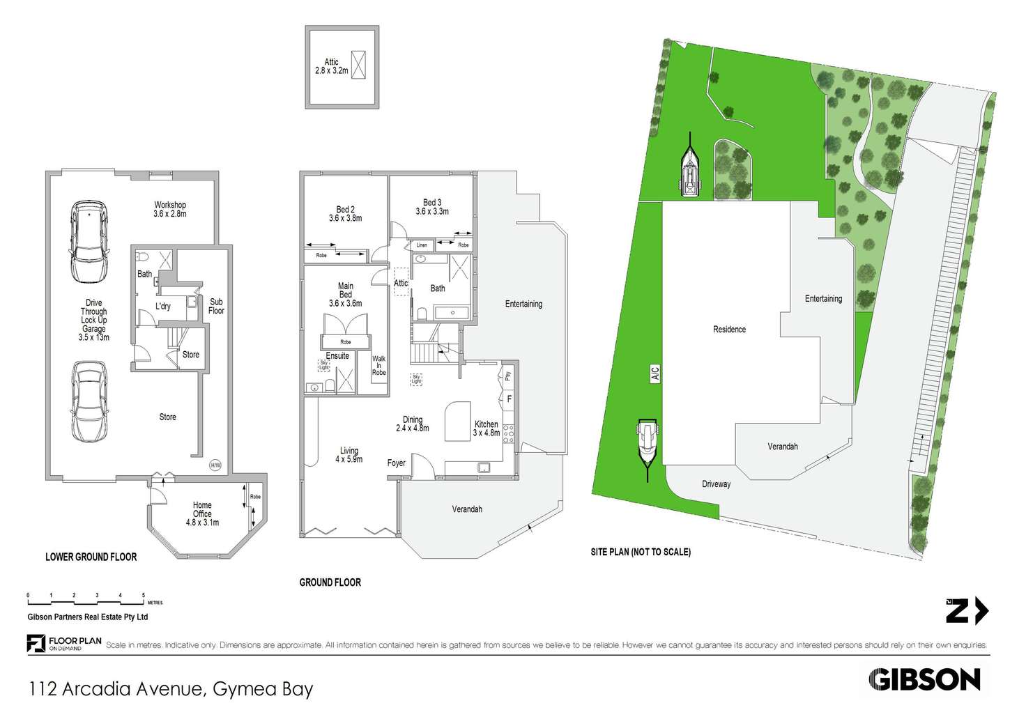 Floorplan of Homely house listing, 112 Arcadia Avenue, Gymea Bay NSW 2227