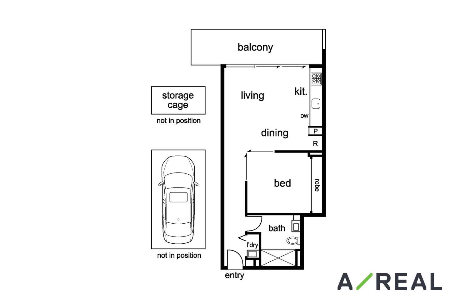 Floorplan of Homely apartment listing, 506/5-7 Montrose Street, Hawthorn East VIC 3123