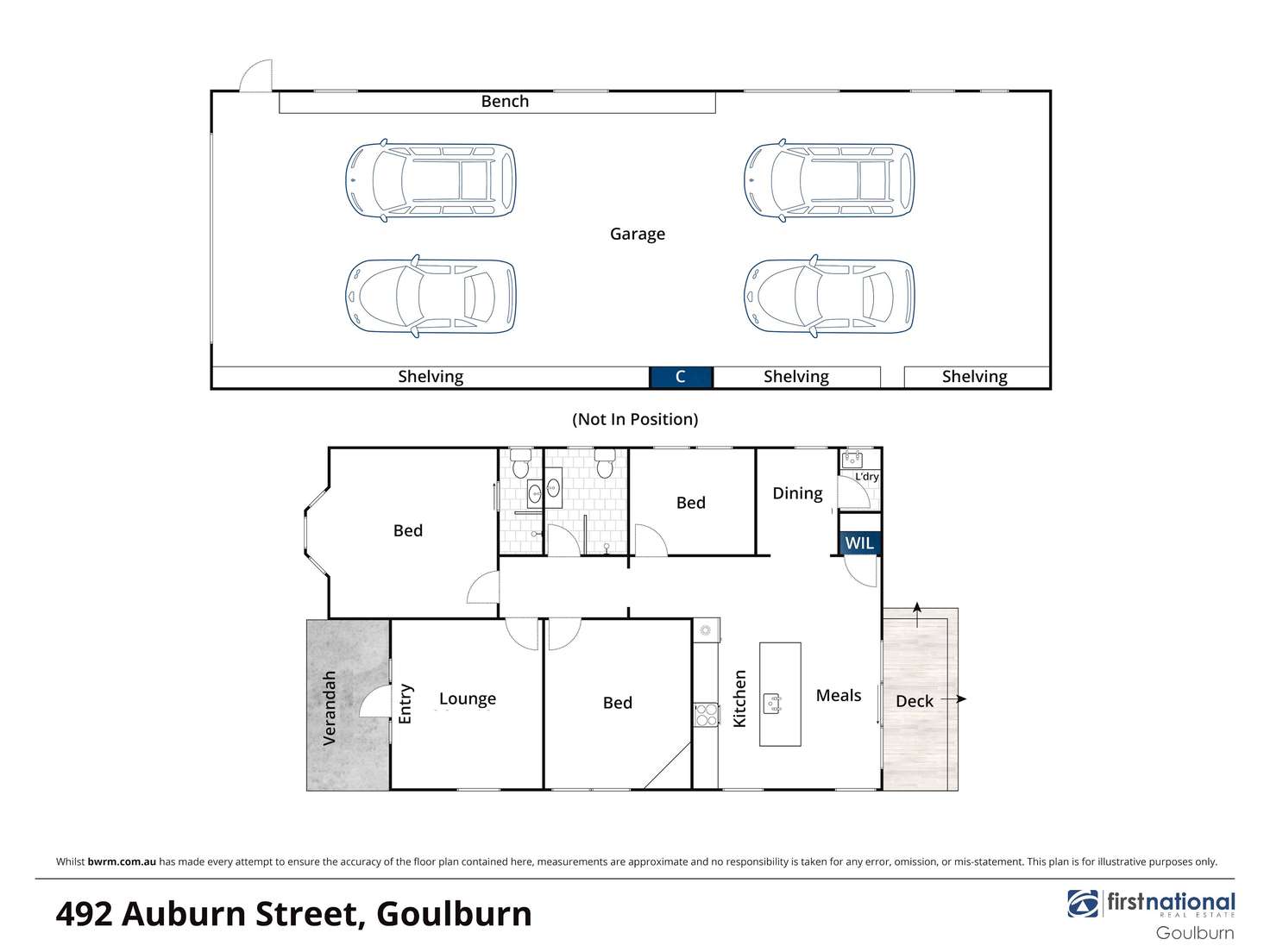 Floorplan of Homely house listing, 492 Auburn Street, Goulburn NSW 2580
