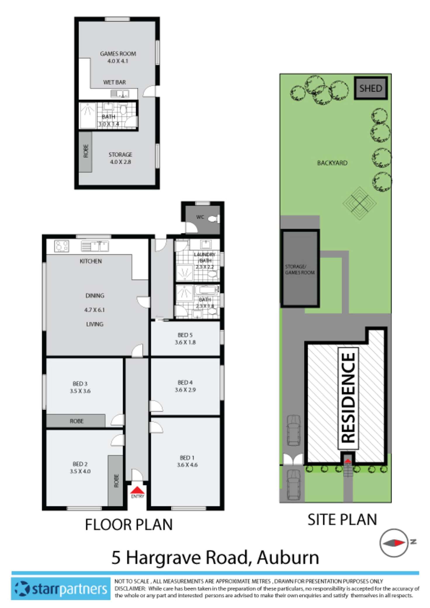 Floorplan of Homely house listing, 5 Hargrave Road, Auburn NSW 2144
