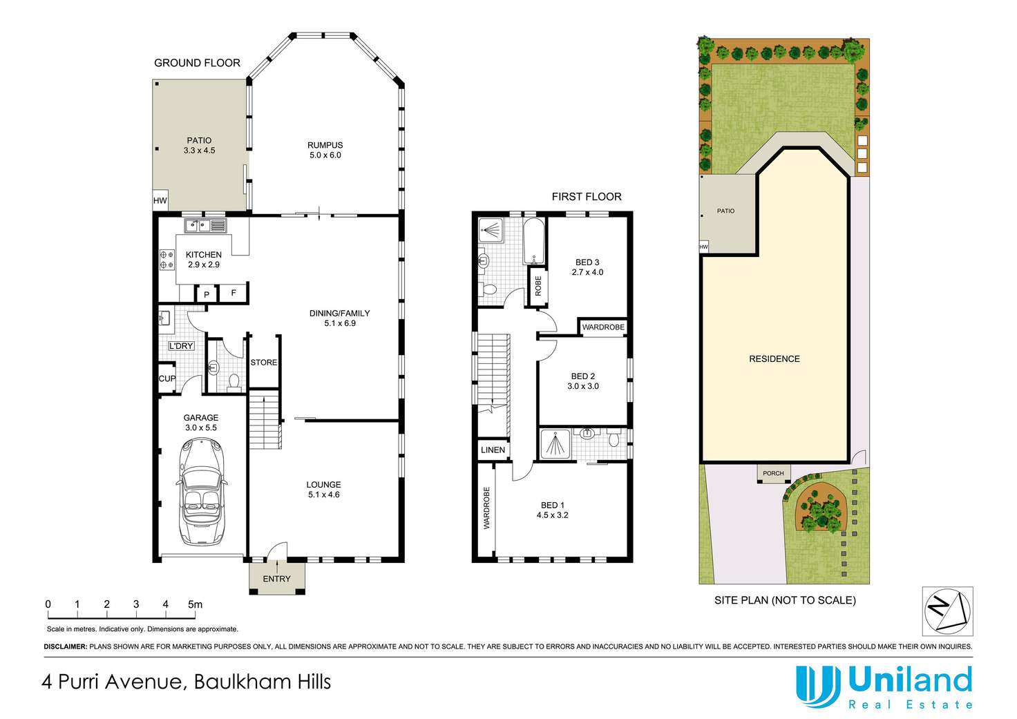 Floorplan of Homely house listing, 4 Purri Avenue, Baulkham Hills NSW 2153