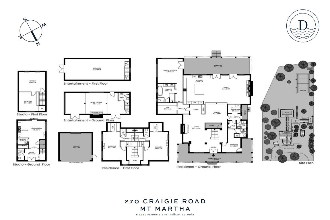 Floorplan of Homely house listing, 270 Craigie Road, Mount Martha VIC 3934