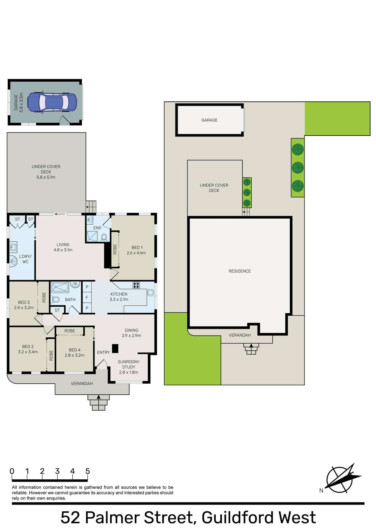 Floorplan of Homely house listing, 52 Palmer Street, Guildford NSW 2161