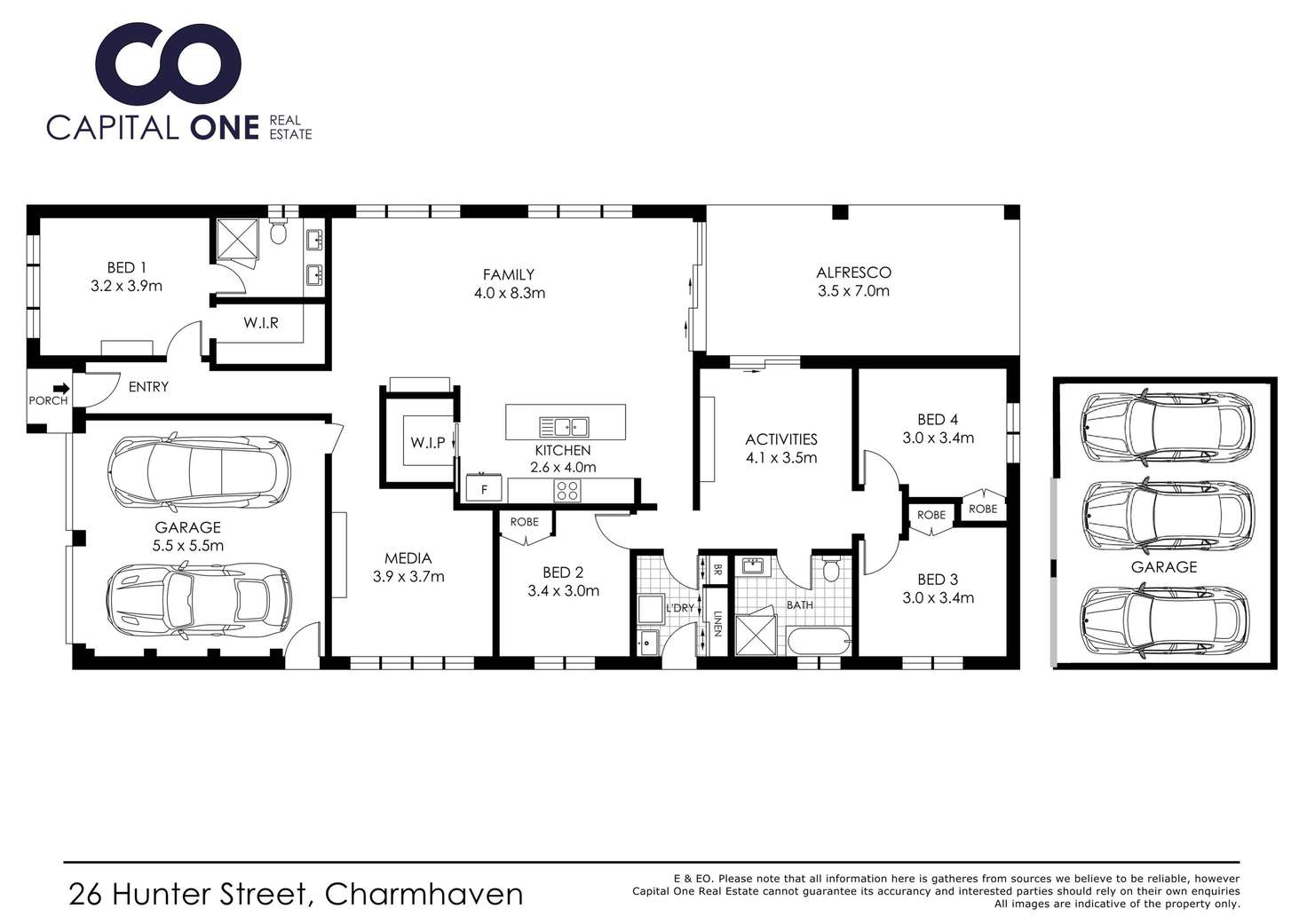 Floorplan of Homely house listing, 26 Hunter Street, Charmhaven NSW 2263