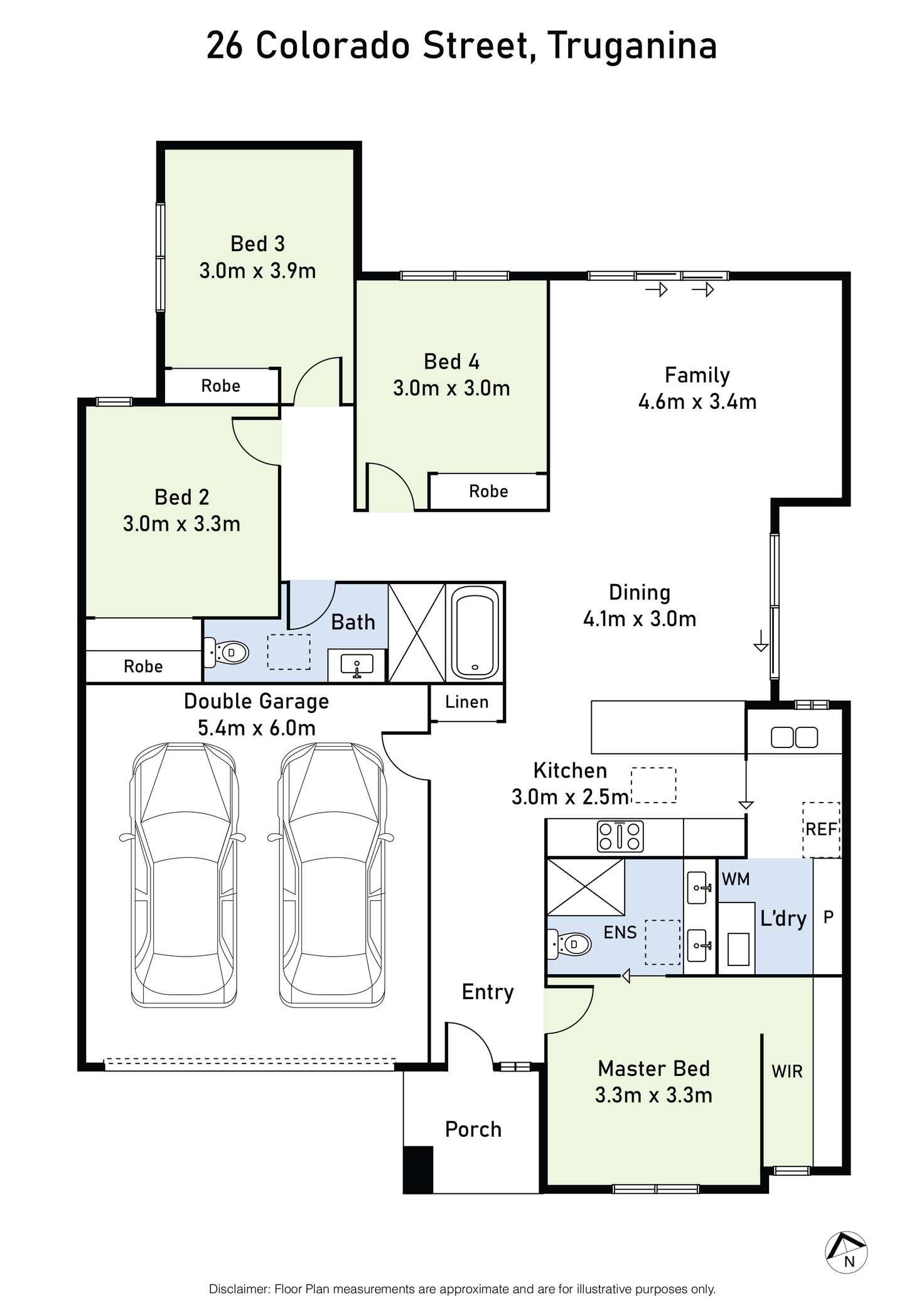 Floorplan of Homely house listing, 26 Colorado Street, Truganina VIC 3029