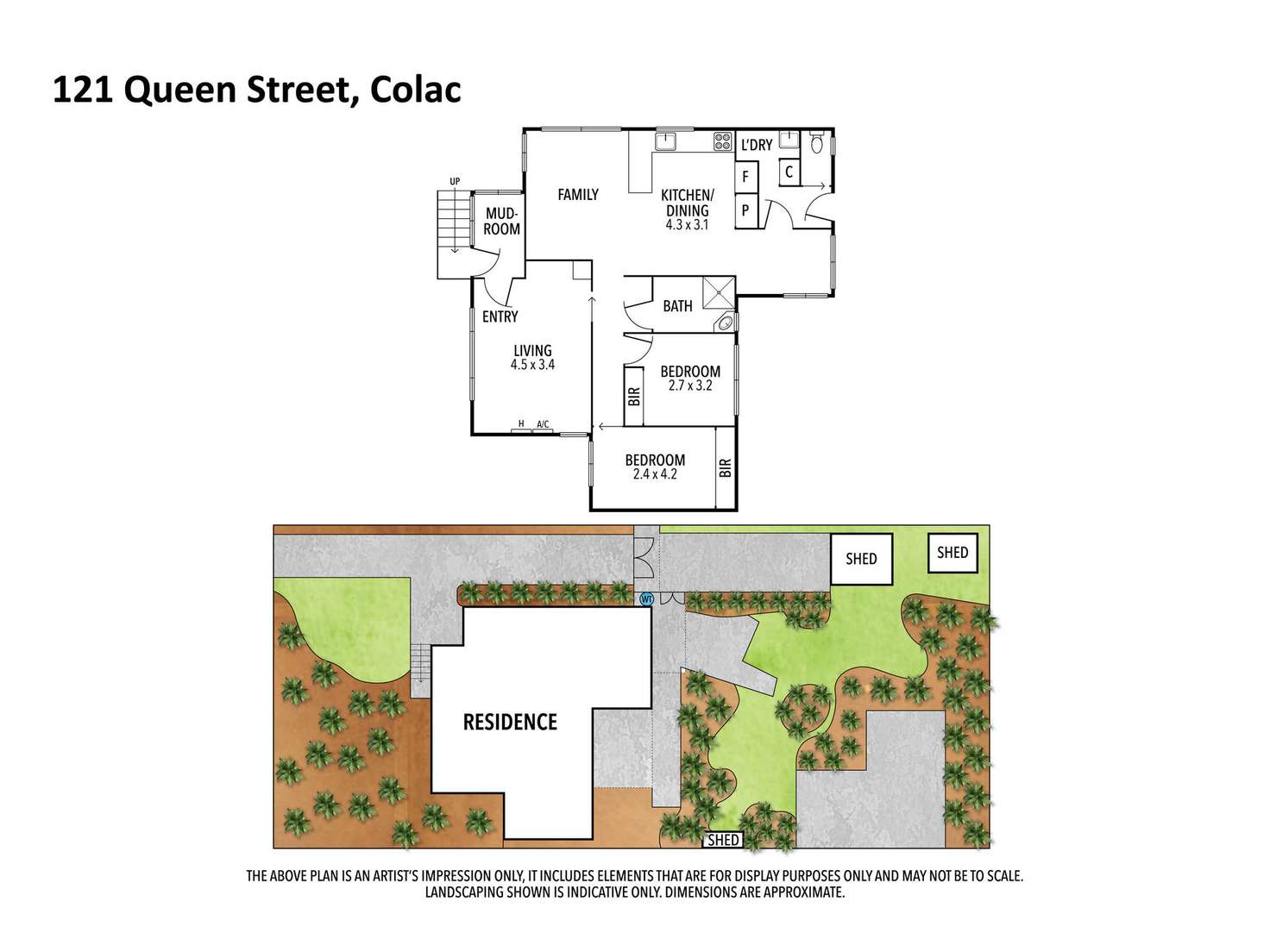 Floorplan of Homely house listing, 121 Queen Street, Colac VIC 3250