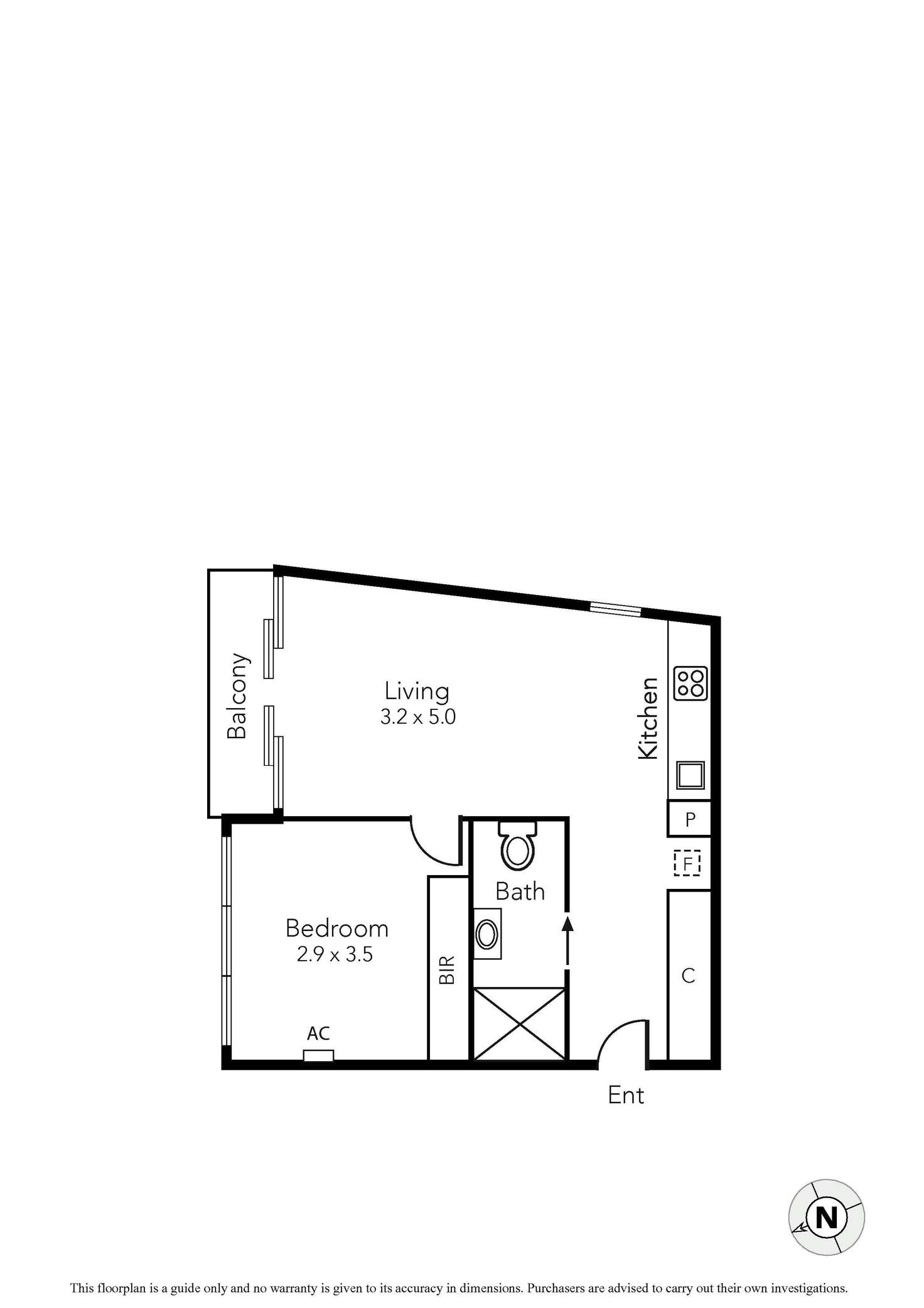 Floorplan of Homely apartment listing, 209/31 Malcolm Street, South Yarra VIC 3141