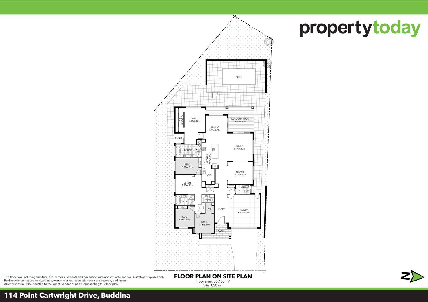 Floorplan of Homely house listing, 114 Point Cartwright Drive, Buddina QLD 4575