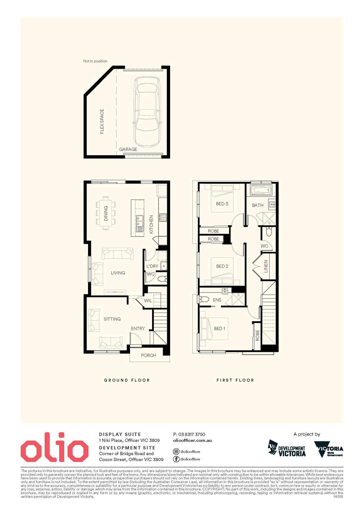 Floorplan of Homely townhouse listing, Lot 240 Celadon Walk, Officer VIC 3809