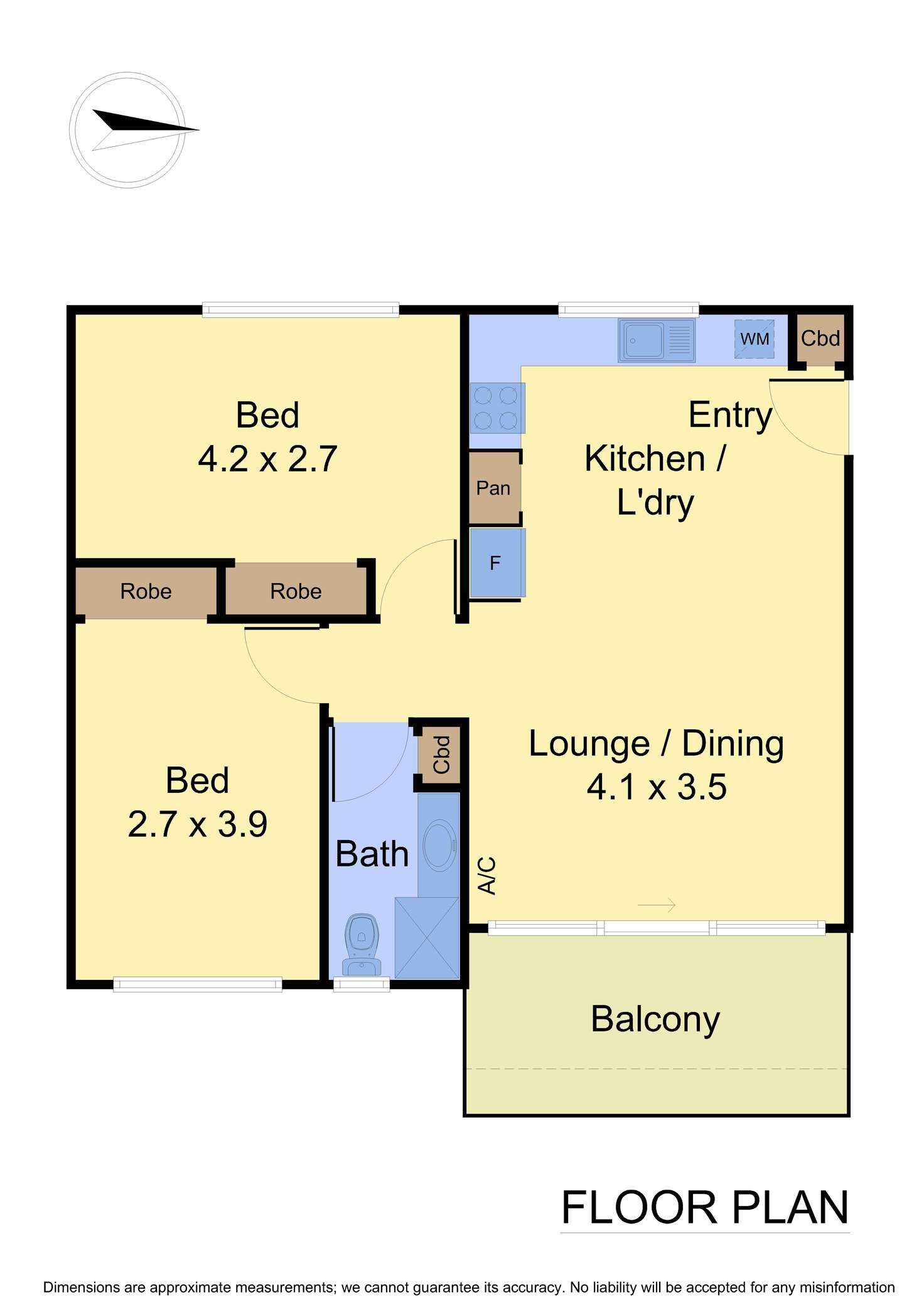 Floorplan of Homely apartment listing, 46/1251 Plenty Road, Bundoora VIC 3083
