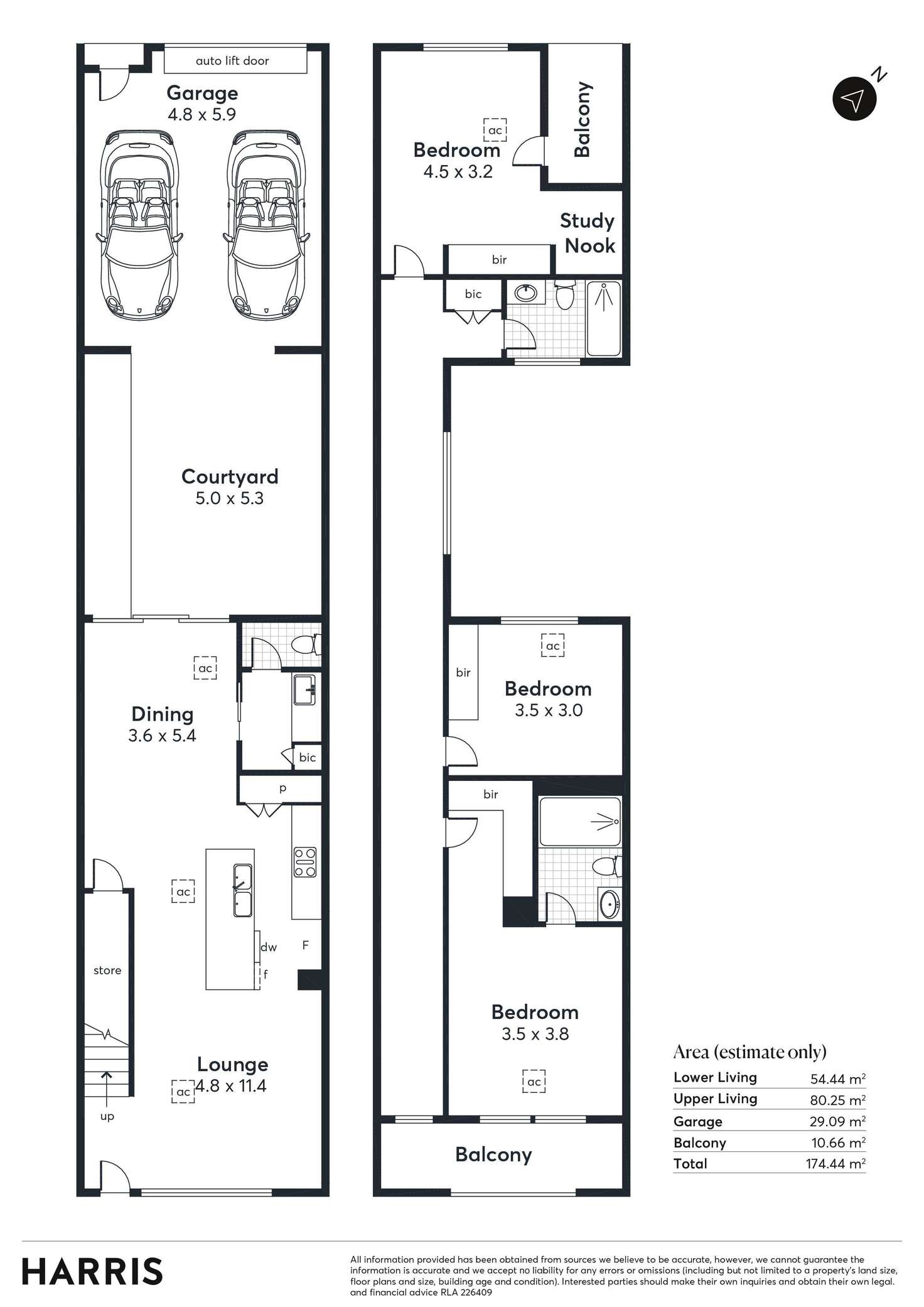 Floorplan of Homely townhouse listing, 19 Guild Place, Bowden SA 5007