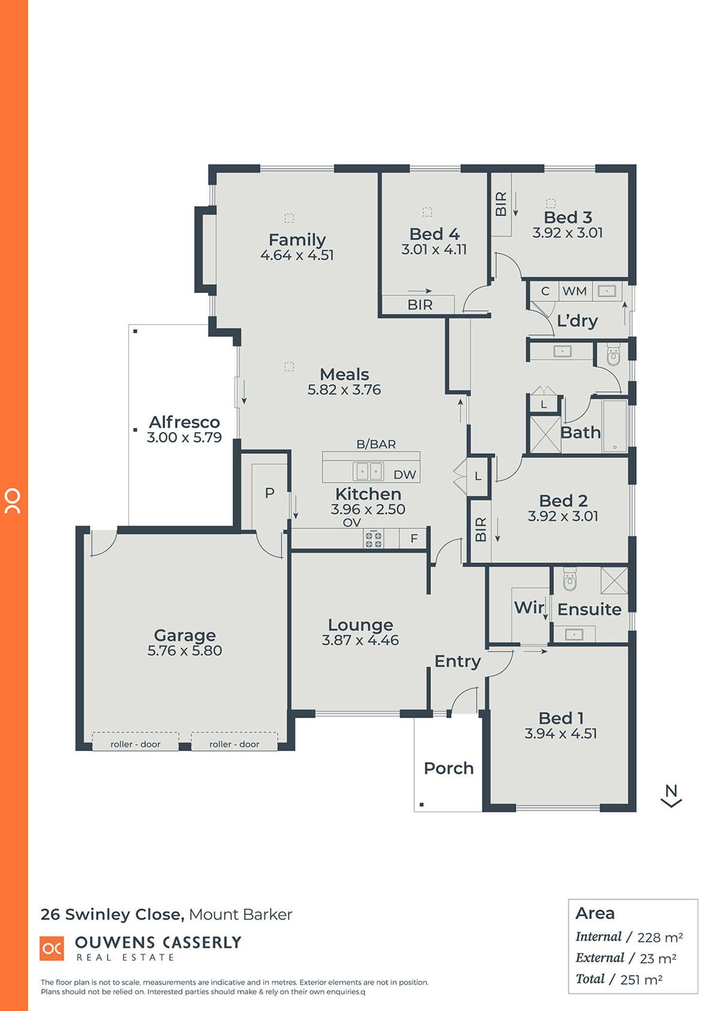 Floorplan of Homely house listing, 26 Swinley Close, Mount Barker SA 5251