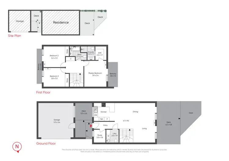 Floorplan of Homely townhouse listing, 5/1 Plane Tree Way, North Melbourne VIC 3051