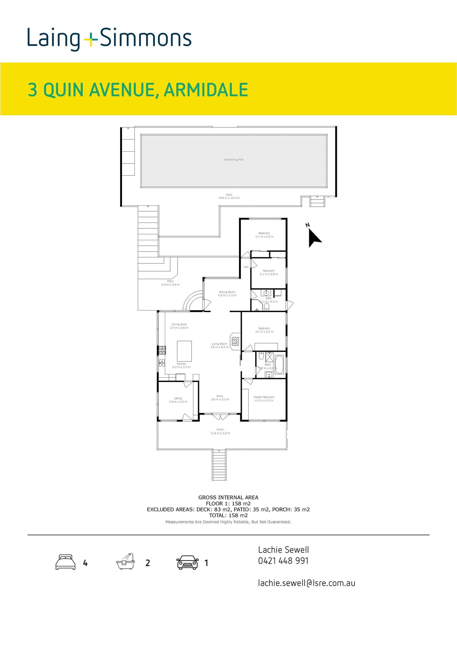 Floorplan of Homely house listing, 3 Quin Avenue, Armidale NSW 2350