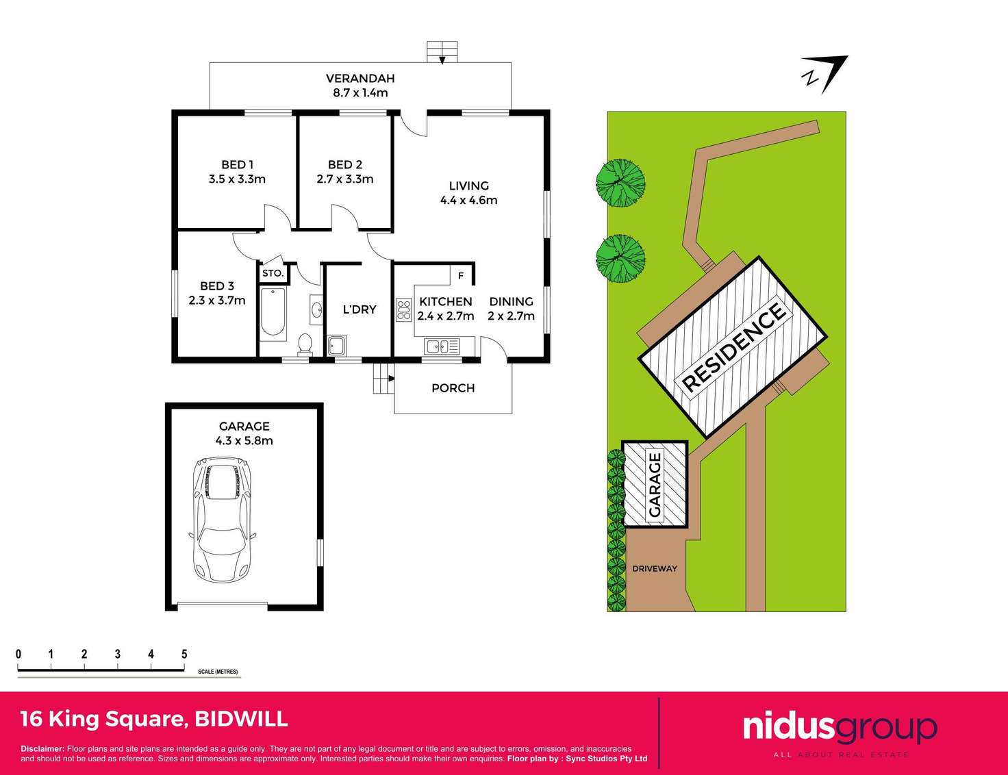 Floorplan of Homely house listing, 16 King Square, Bidwill NSW 2770