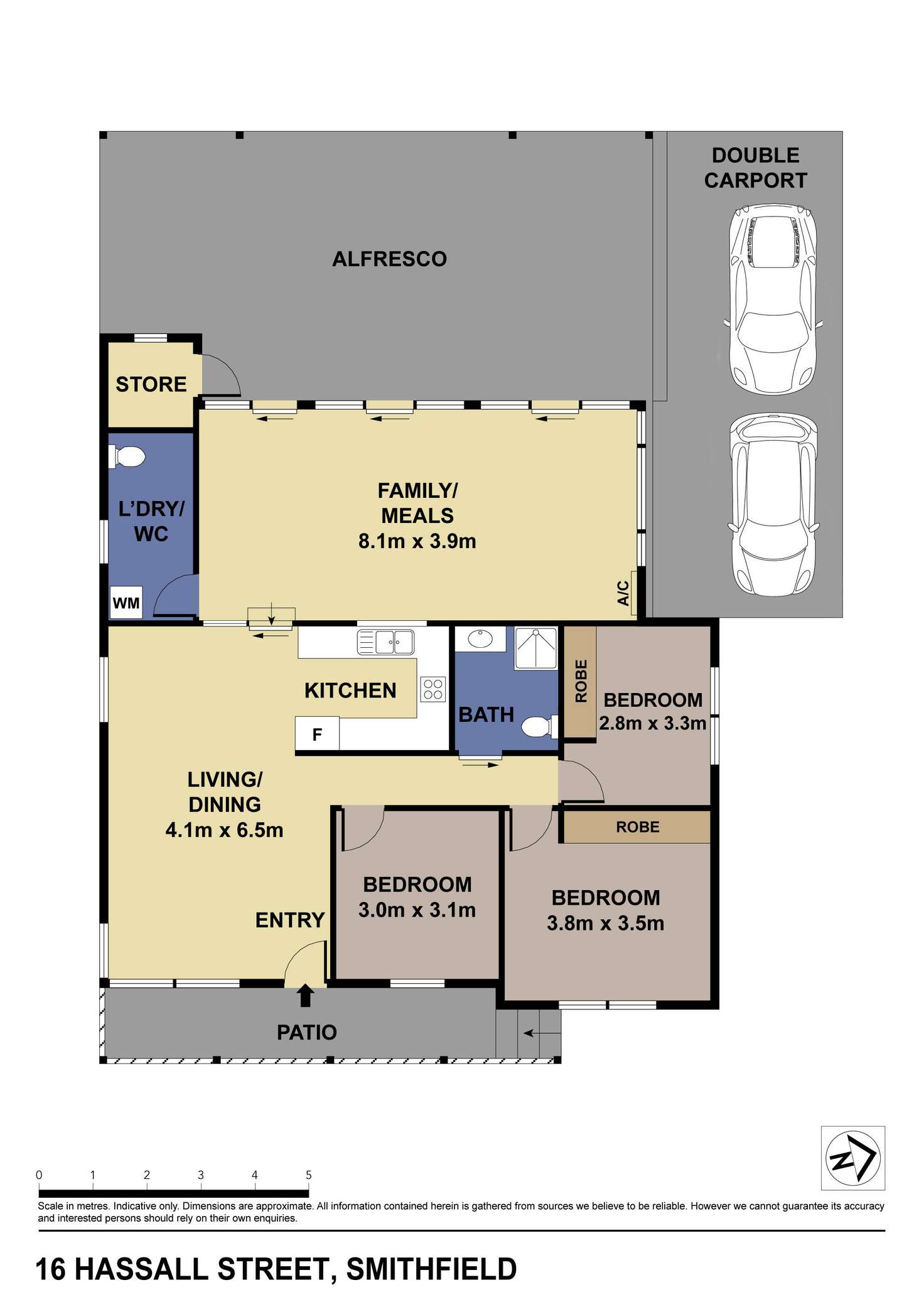 Floorplan of Homely house listing, 16 Hassall Street, Smithfield NSW 2164