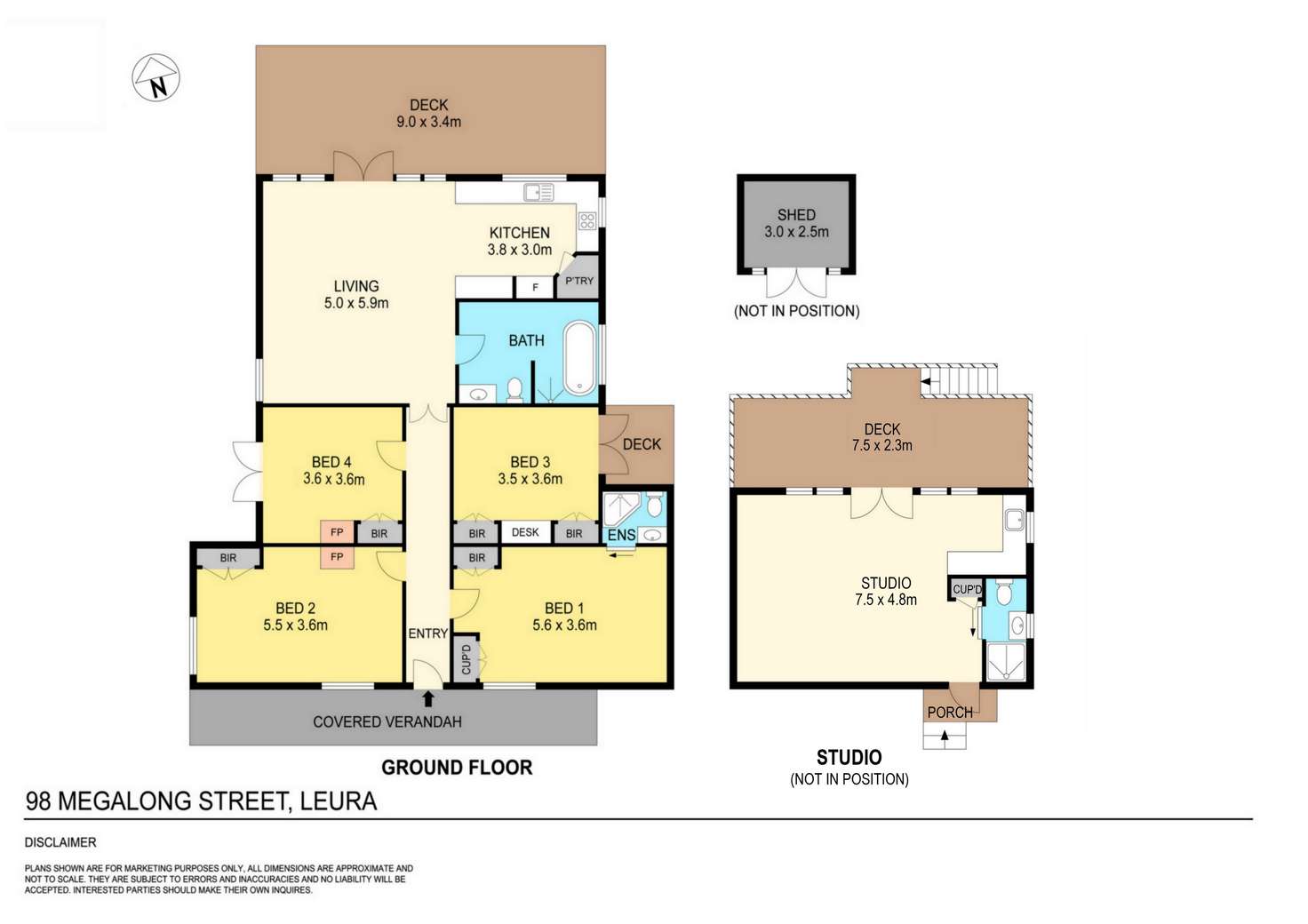 Floorplan of Homely house listing, 98 Megalong Street, Leura NSW 2780