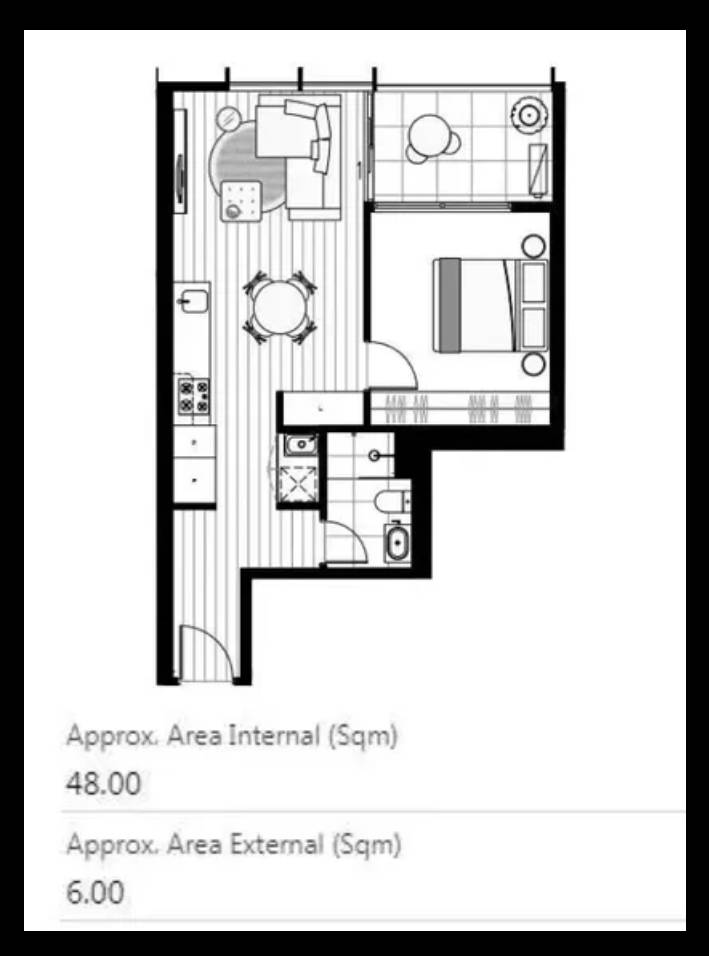Floorplan of Homely apartment listing, 716/33 Judd Street, Richmond VIC 3121