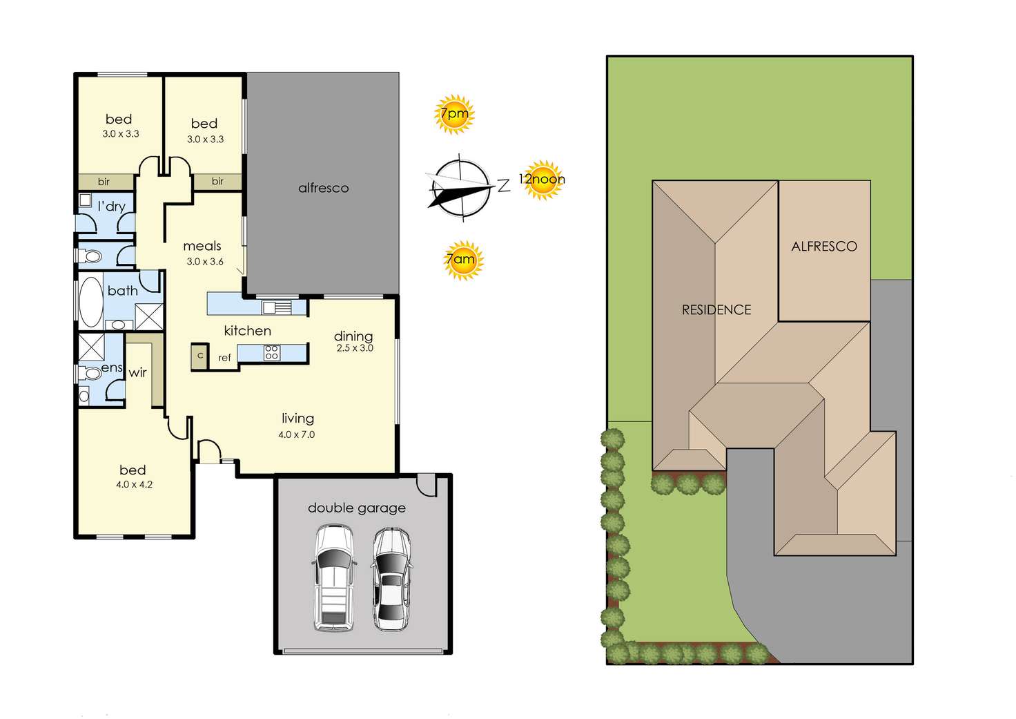 Floorplan of Homely house listing, 8 Oriana Grove, Skye VIC 3977