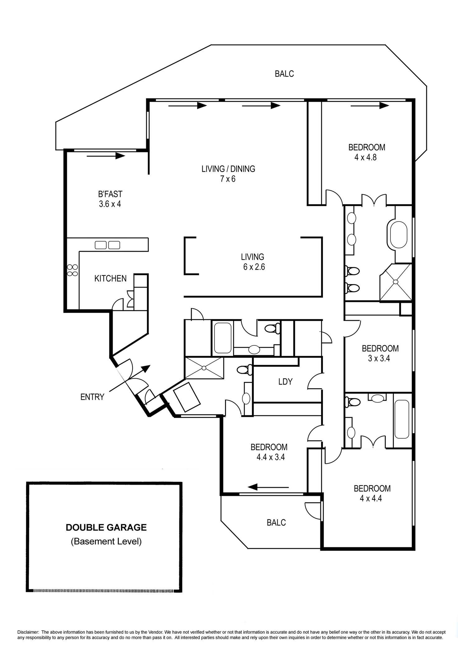 Floorplan of Homely apartment listing, 69 North Steyne, Manly NSW 2095