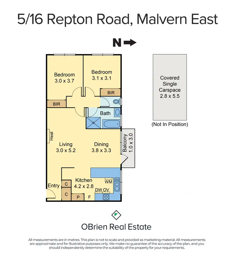 Floorplan of Homely apartment listing, 5/16 Repton Road, Malvern East VIC 3145