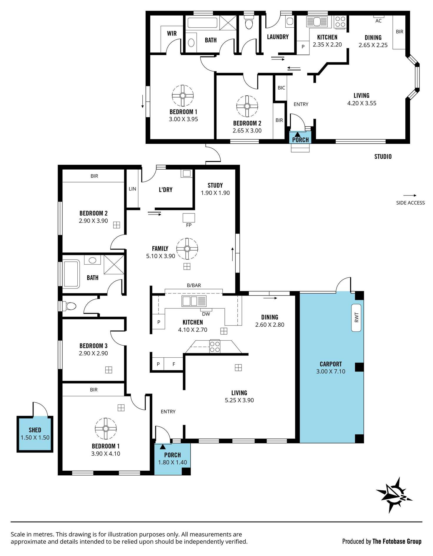 Floorplan of Homely house listing, 1 Dixie Court, Happy Valley SA 5159