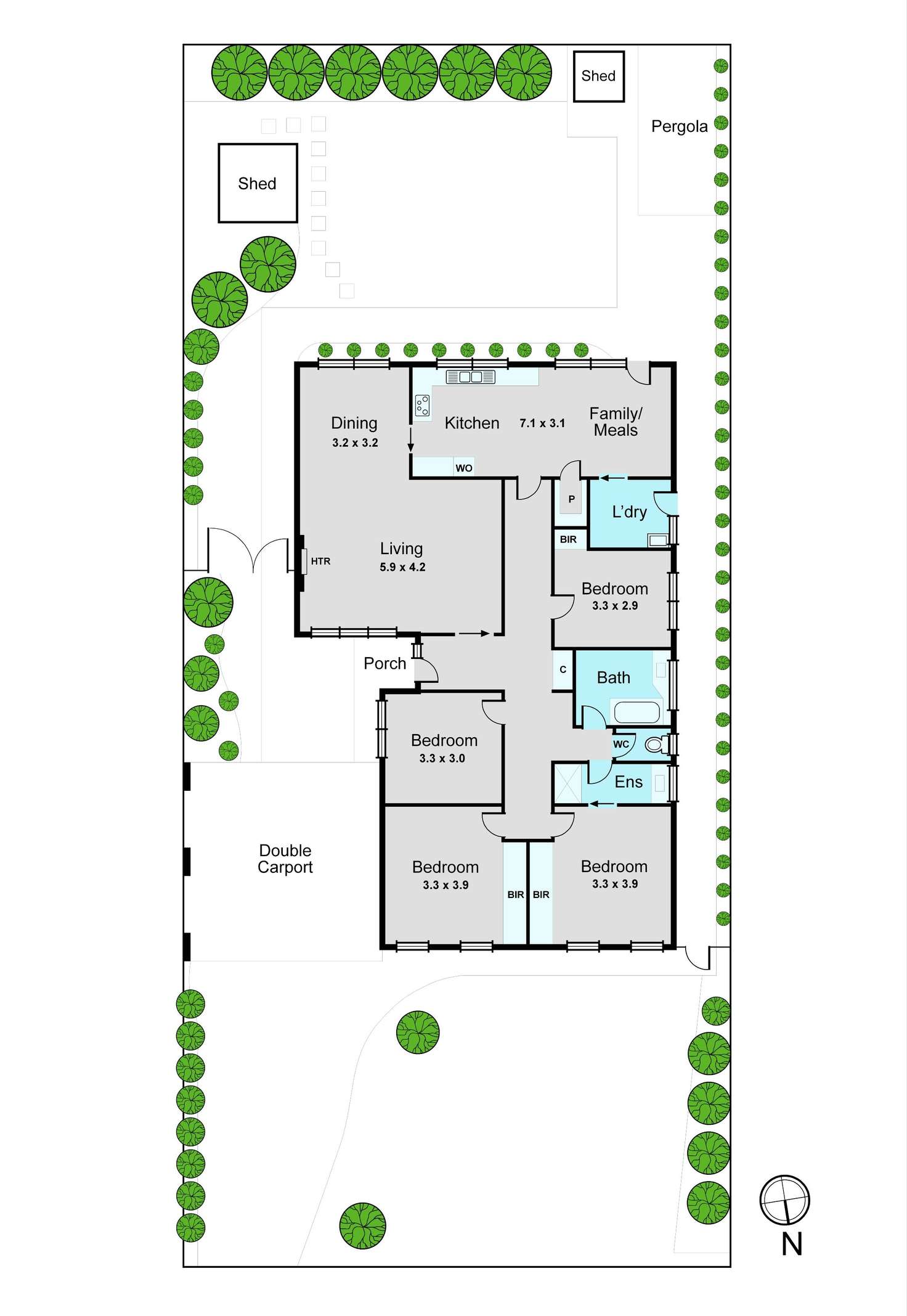 Floorplan of Homely house listing, 39 Murumba Drive, Oakleigh South VIC 3167