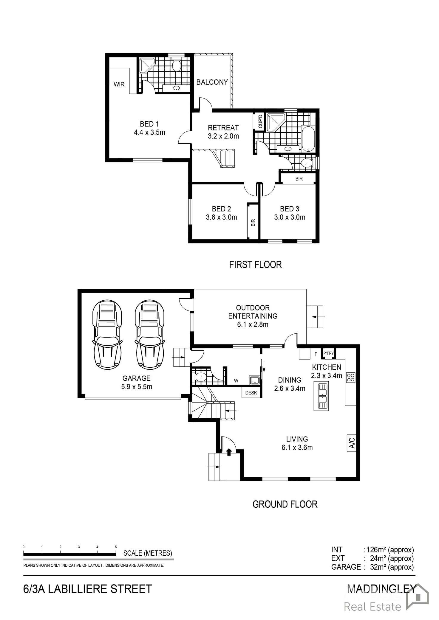 Floorplan of Homely unit listing, 6/3A Labilliere Street, Maddingley VIC 3340
