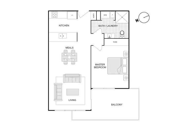 Floorplan of Homely apartment listing, 32/41 Philip Hodgins Street, Wright ACT 2611