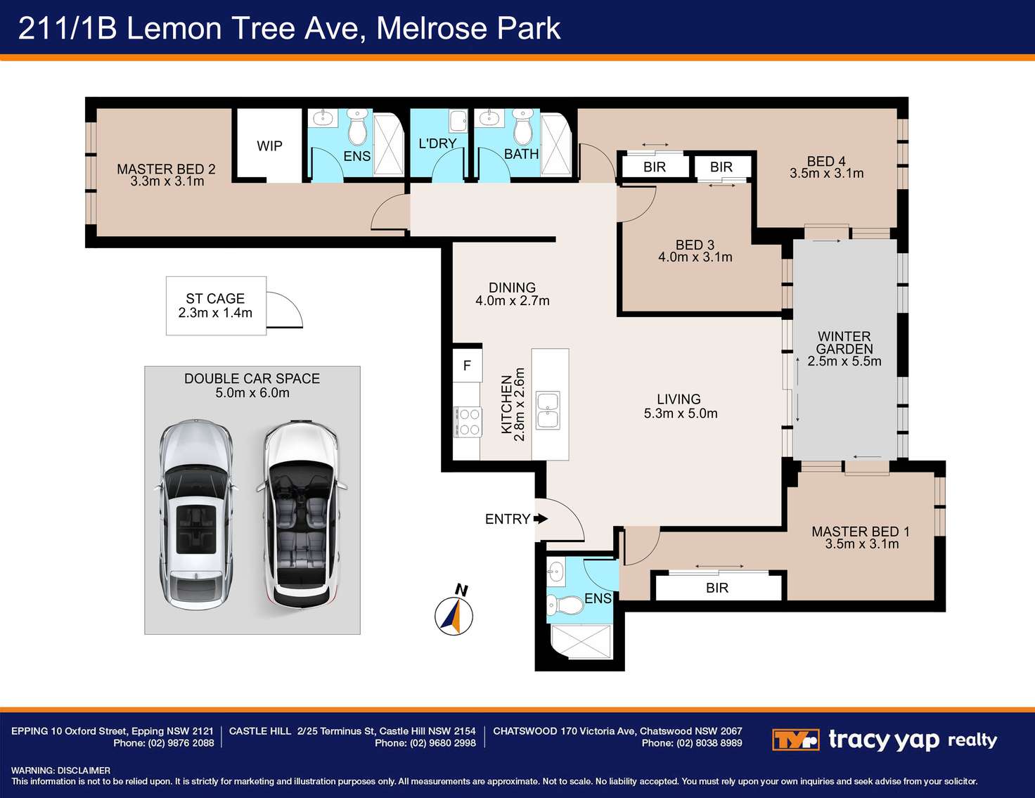 Floorplan of Homely apartment listing, 211/1B Lemon Tree Avenue, Melrose Park NSW 2114