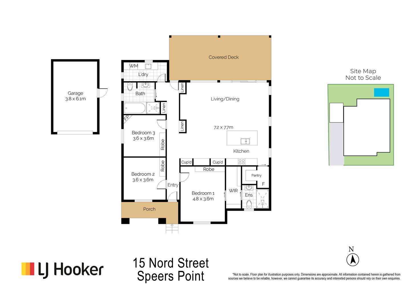 Floorplan of Homely house listing, 15 Nord Street, Speers Point NSW 2284