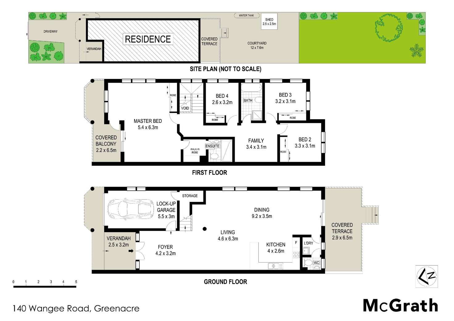 Floorplan of Homely semiDetached listing, 140A Wangee Road, Greenacre NSW 2190