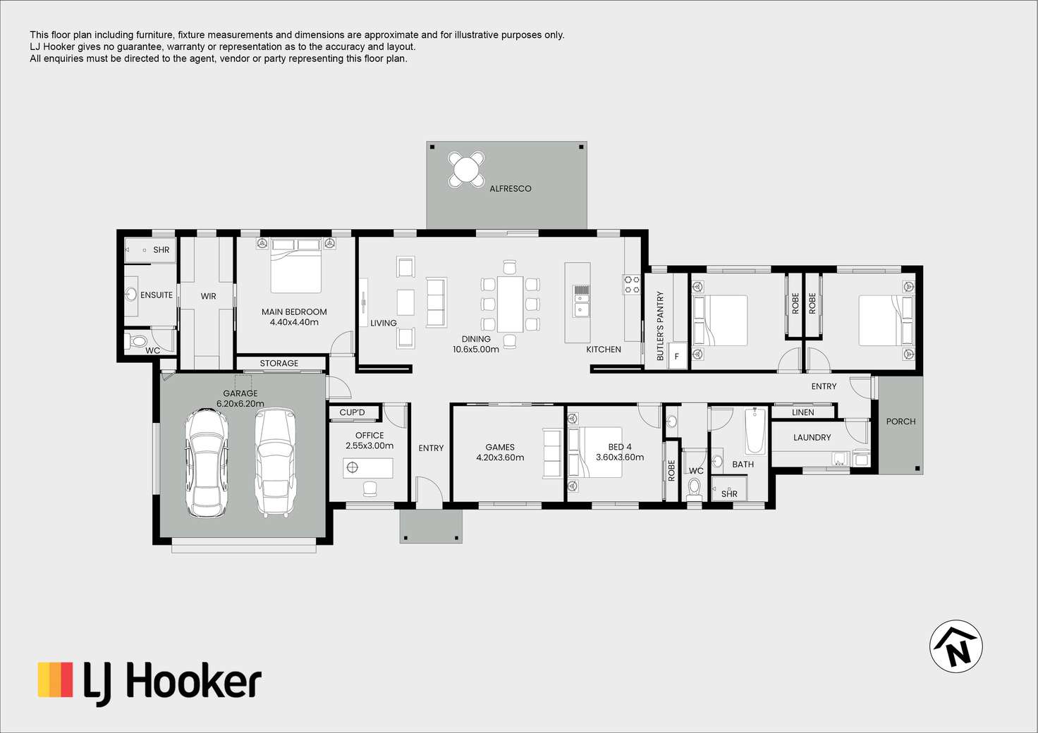 Floorplan of Homely house listing, 9 Oakland Lane, Inverell NSW 2360