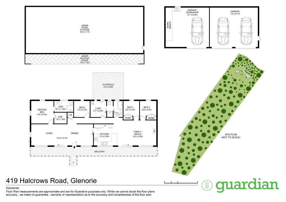 Floorplan of Homely acreageSemiRural listing, 419 Halcrows Road, Glenorie NSW 2157