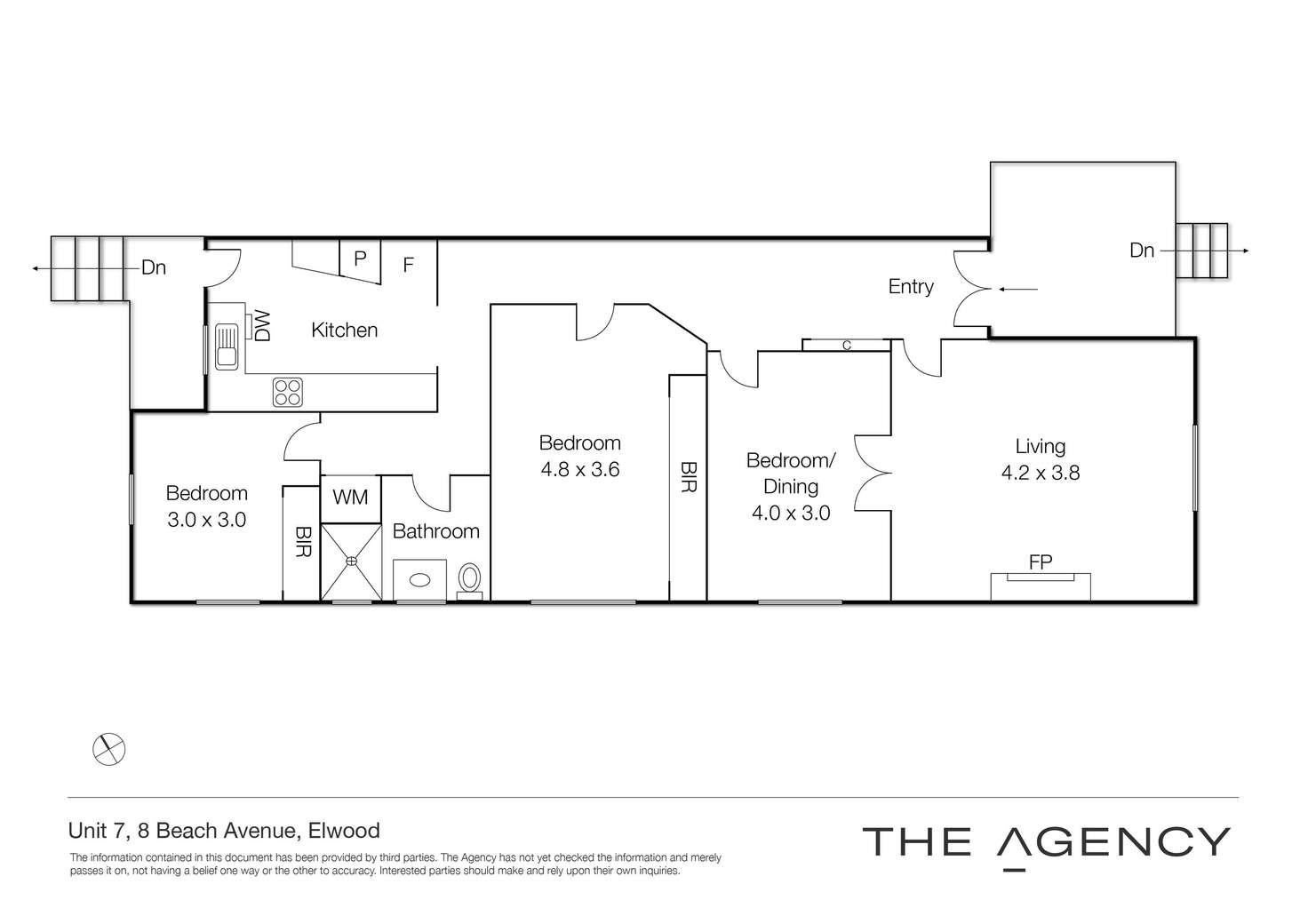 Floorplan of Homely apartment listing, 7/8 Beach Avenue, Elwood VIC 3184