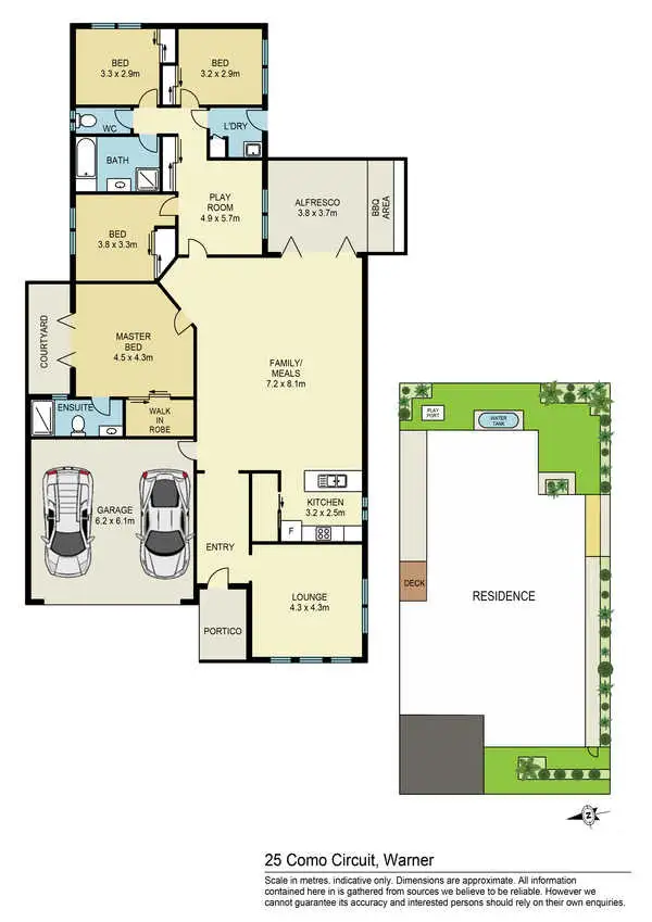 Floorplan of Homely house listing, 25 Como Circuit, Warner QLD 4500