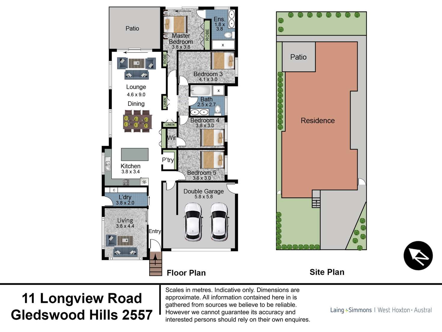Floorplan of Homely house listing, 11 Longview Road, Gledswood Hills NSW 2557