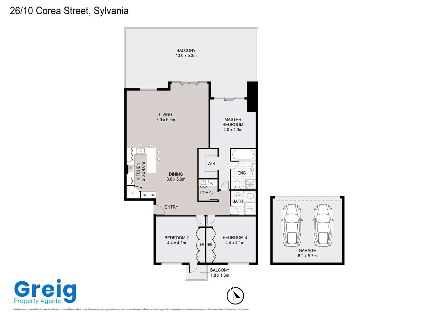 Floorplan of Homely unit listing, 26/10 Corea Street, Sylvania NSW 2224