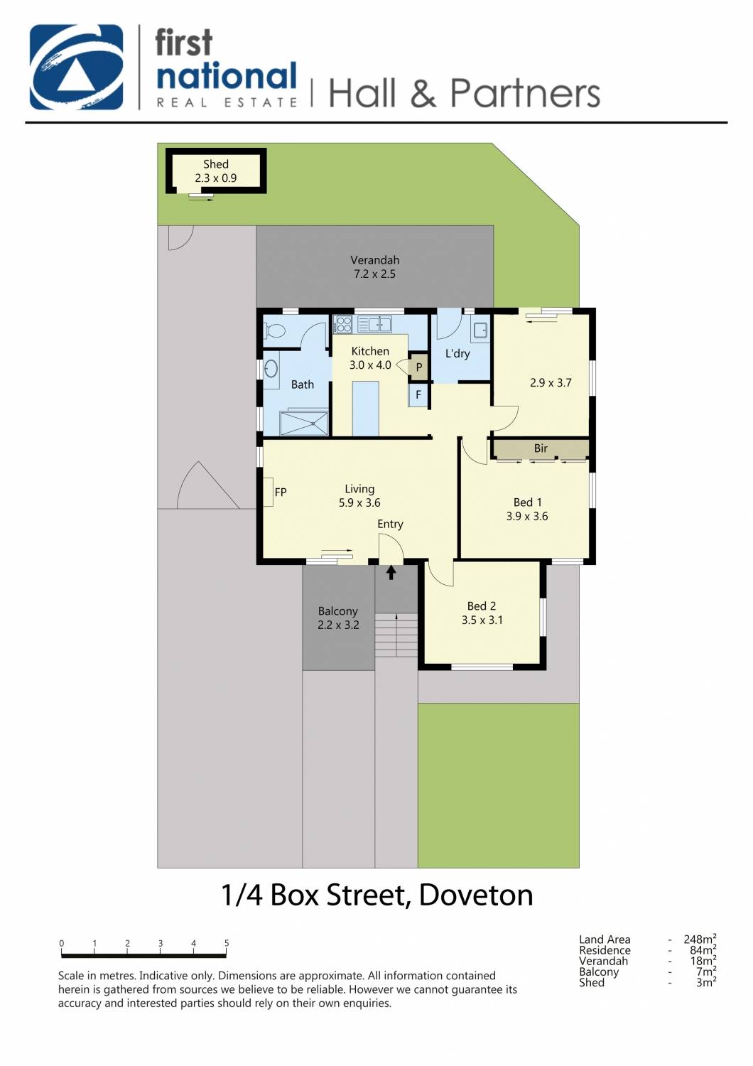 Floorplan of Homely unit listing, 1/4 Box Street, Doveton VIC 3177