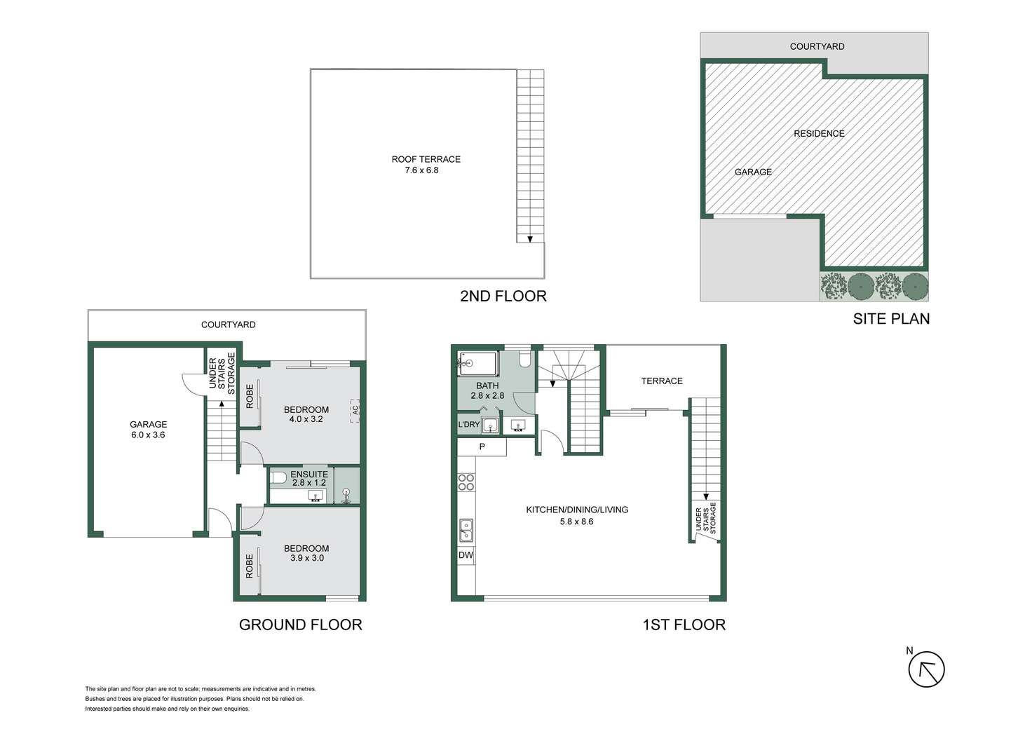 Floorplan of Homely townhouse listing, 4/1317A Nepean Highway, Cheltenham VIC 3192