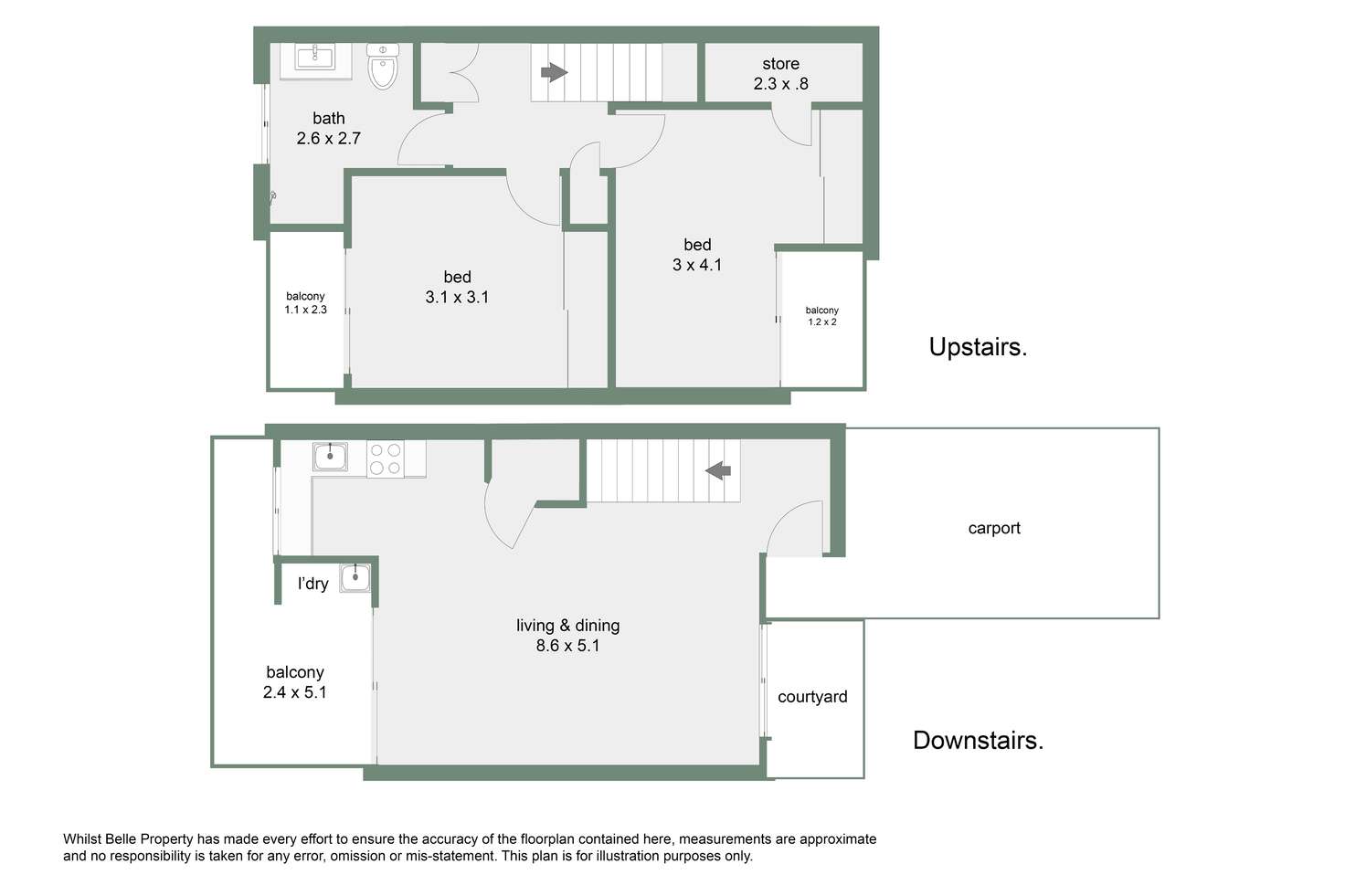 Floorplan of Homely unit listing, 5/74 Old Smithfield Road, Freshwater QLD 4870