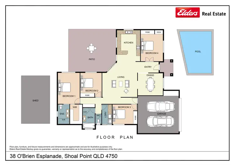 Floorplan of Homely house listing, 38 O'Brien Esplanade, Shoal Point QLD 4750
