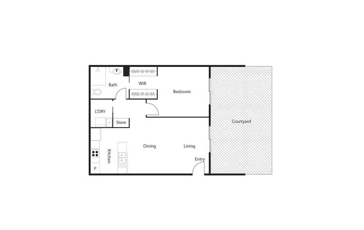 Floorplan of Homely apartment listing, 15/2 Serventy Street, Wright ACT 2611