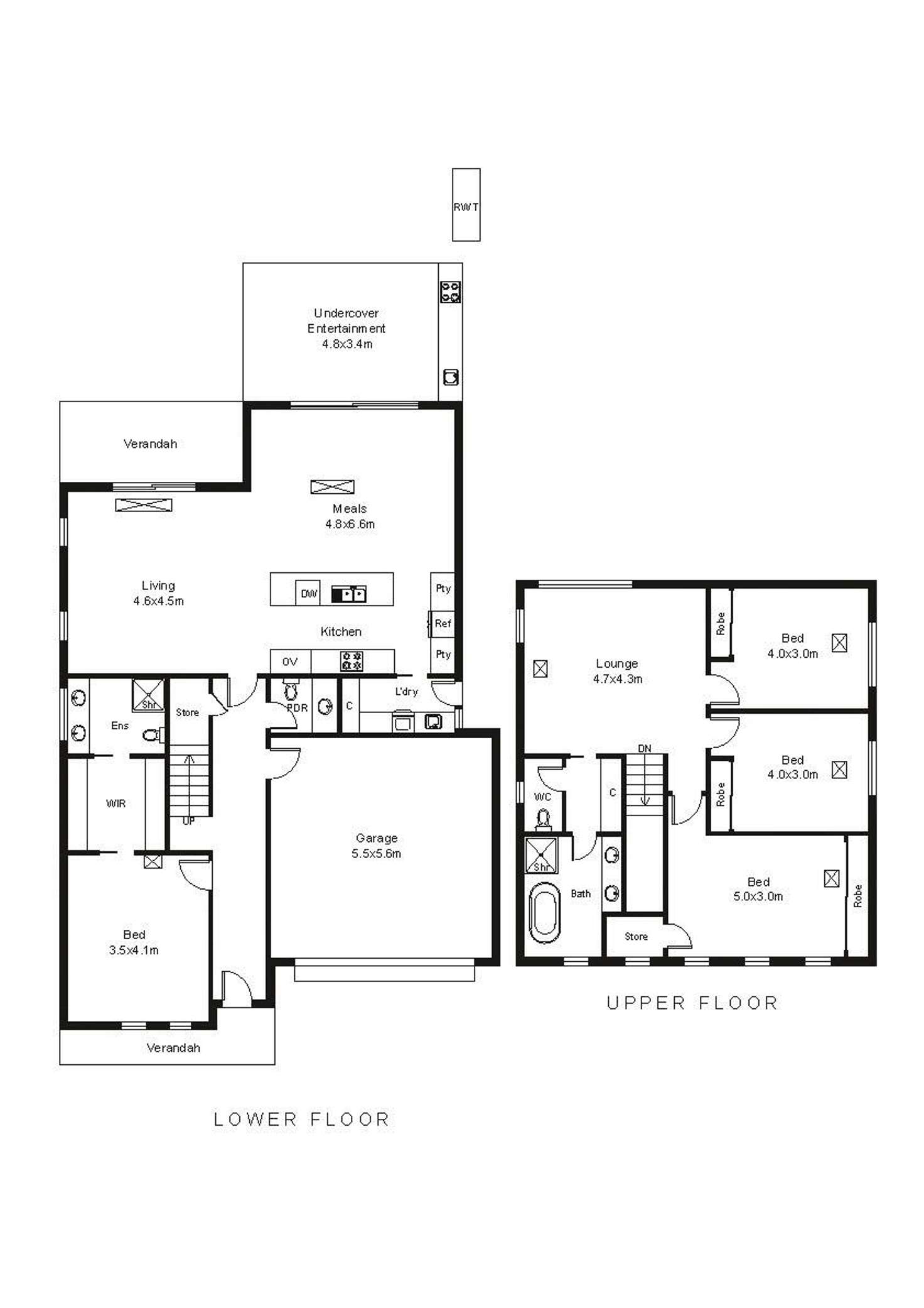 Floorplan of Homely house listing, 6/5 Smith Street, Walkerville SA 5081
