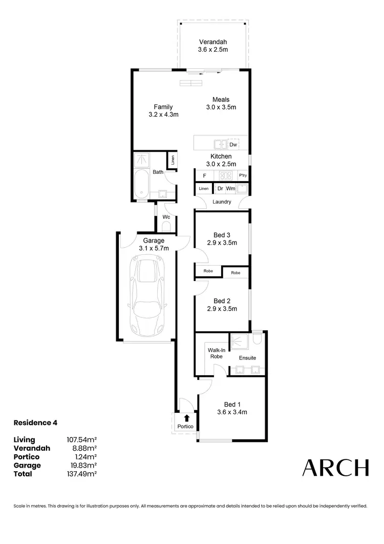 Floorplan of Homely house listing, 93C Bower Road, Ethelton SA 5015