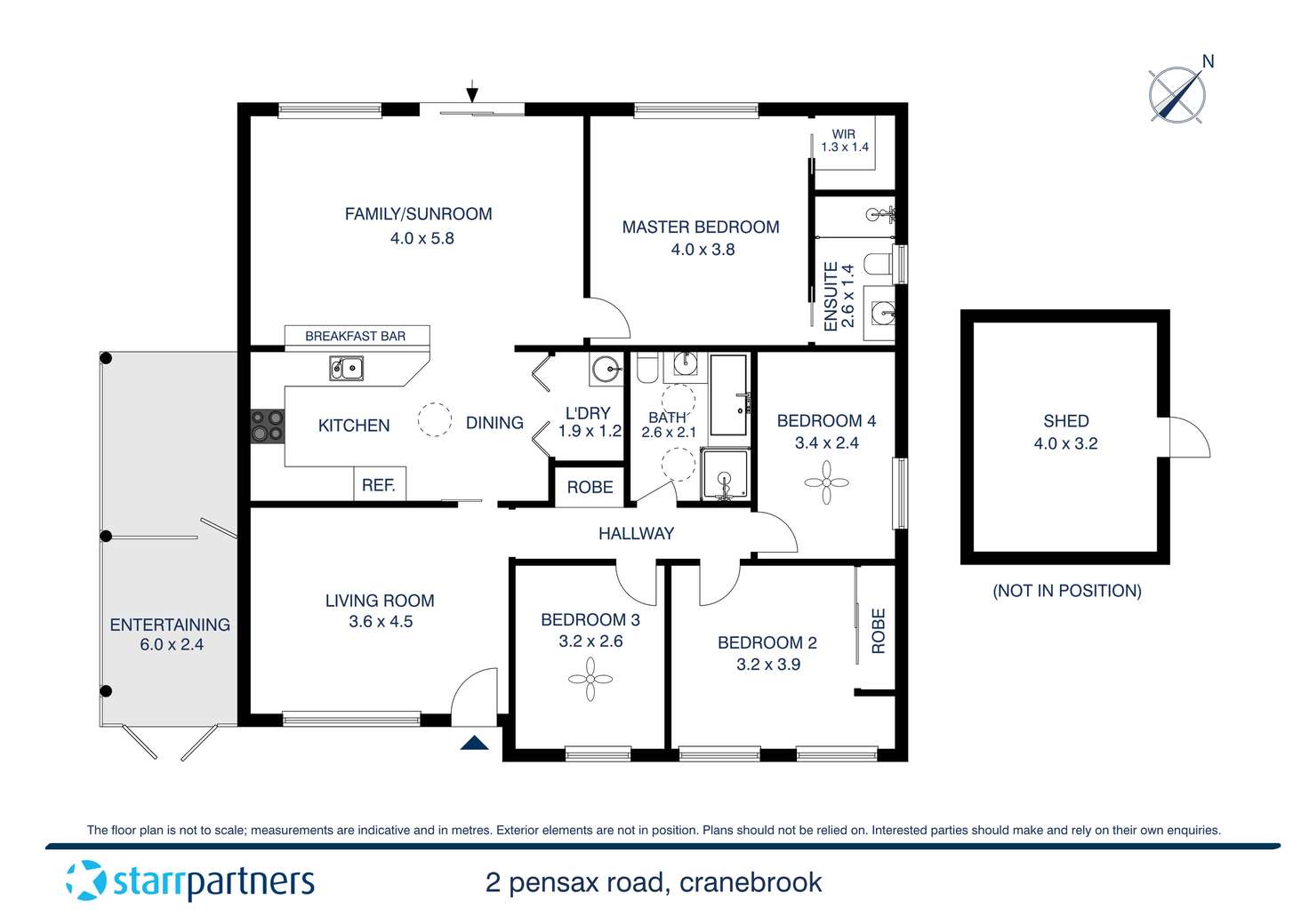 Floorplan of Homely house listing, 2 Pensax Road, Cranebrook NSW 2749