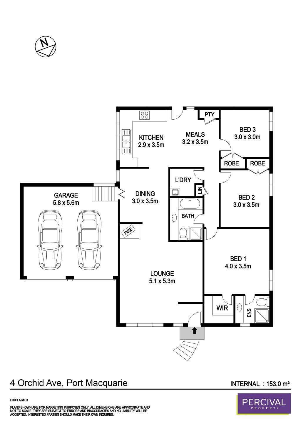 Floorplan of Homely house listing, 4 Orchid Avenue, Port Macquarie NSW 2444