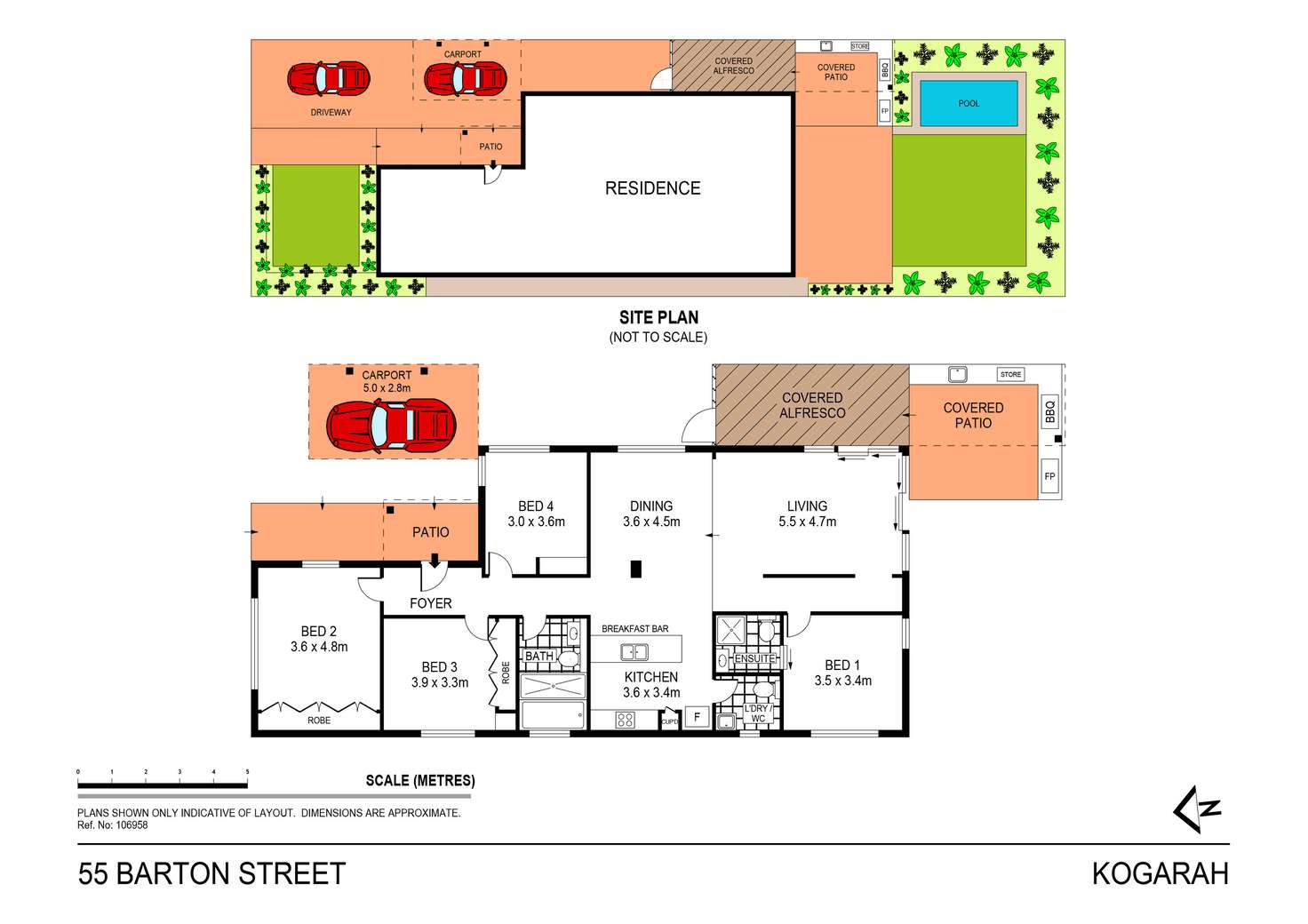 Floorplan of Homely house listing, 55 Barton Street, Kogarah NSW 2217