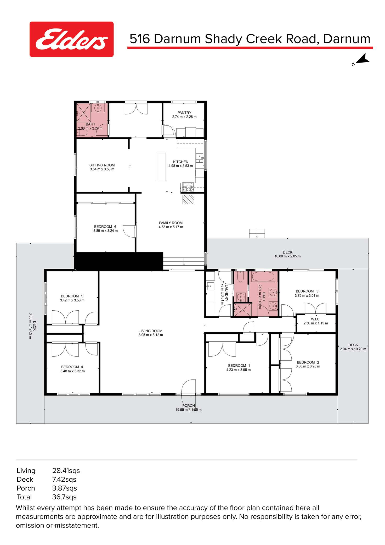 Floorplan of Homely lifestyle listing, 516 Darnum Shady Creek Road, Darnum VIC 3822